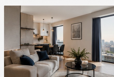 Eleganckie wnętrze apartamentu